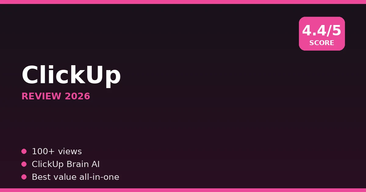 ClickUp review 2026 cover