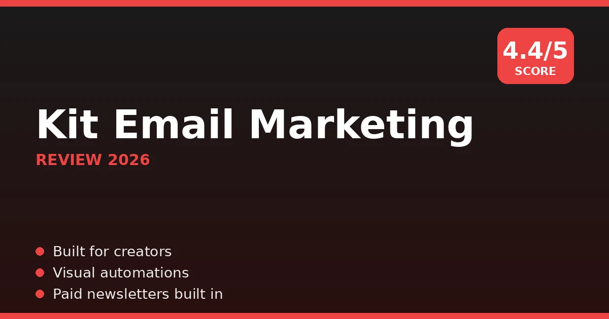 Kit email marketing review 2026 cover